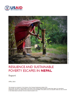 Resilience and sustainable poverty escapes in Nepal
